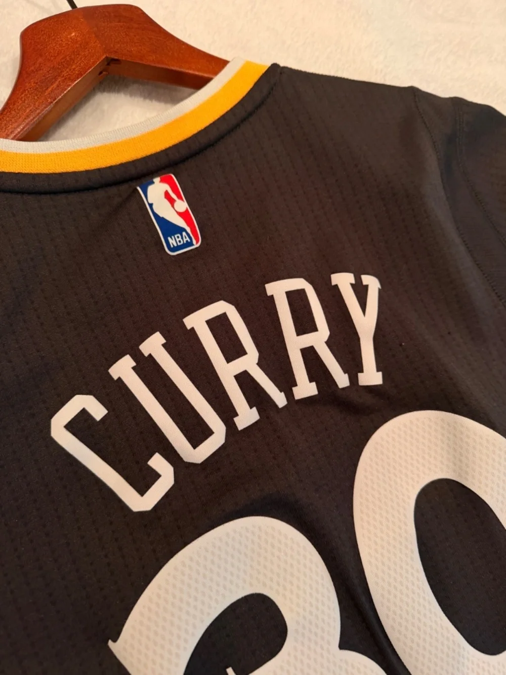 Vintage Adidas Stephen Curry Golden State Warriors Shortsleeved Jersey Small
